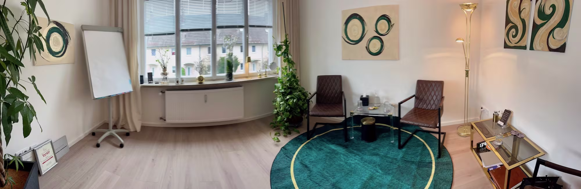 Praxisraum für Paartherapie in München Süd – ruhiger, geschützter Rahmen