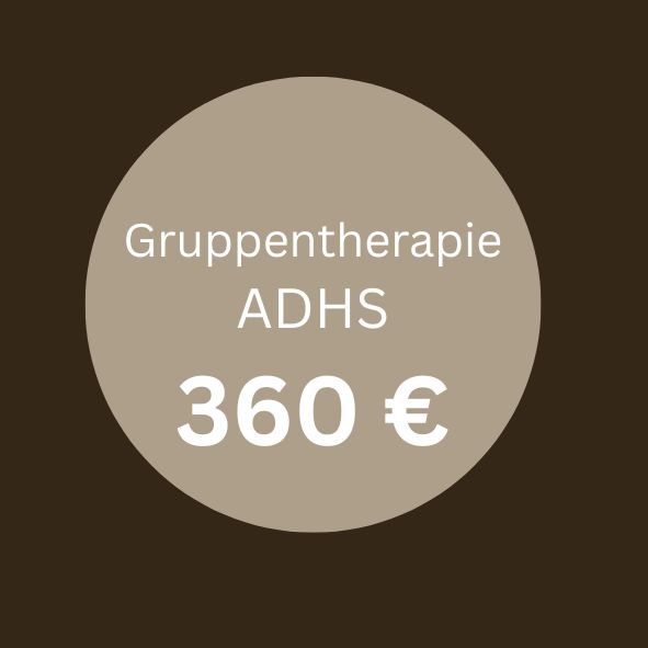 ADHS Gruppentherapoe 360 Euro