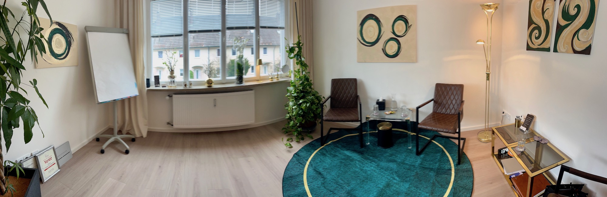 Praxisraum für Paartherapie in München Süd – ruhiger, geschützter Rahmen